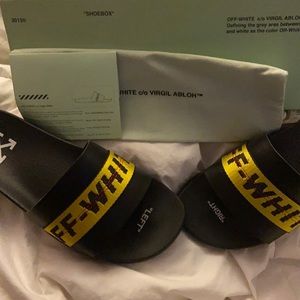 Authentic OFF WHITE slides!!! Price Is firm!!!! Never used